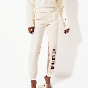 Champion Reverse Weave Lounge Letter Patch sweatpants SZ 2XL